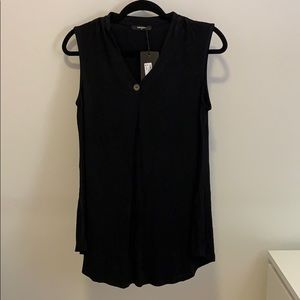 Lotusmile black Sleeveless Blouse Medium